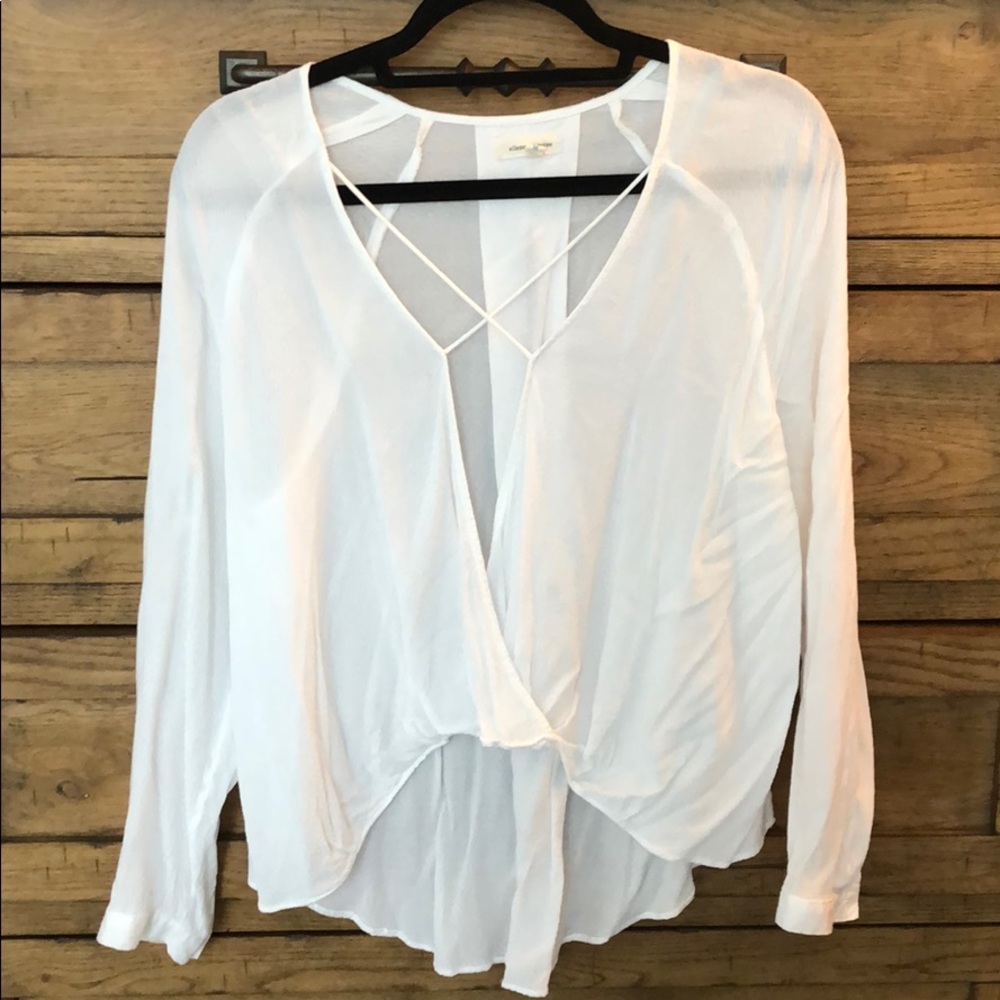 Cris Cross Long Sleeve Top